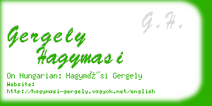 gergely hagymasi business card